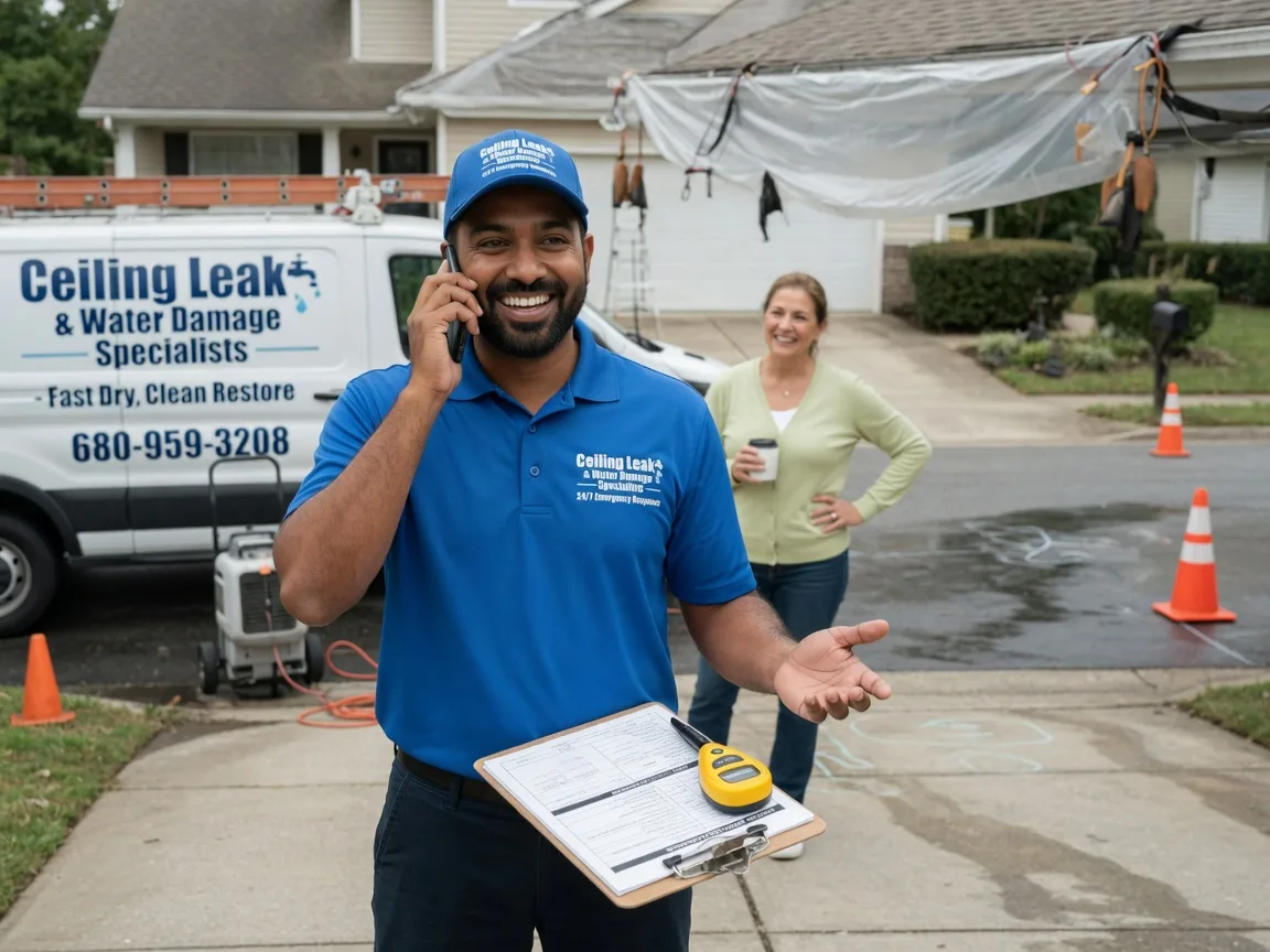 Ceiling Leak Cleanup Cameron, TX FAQs